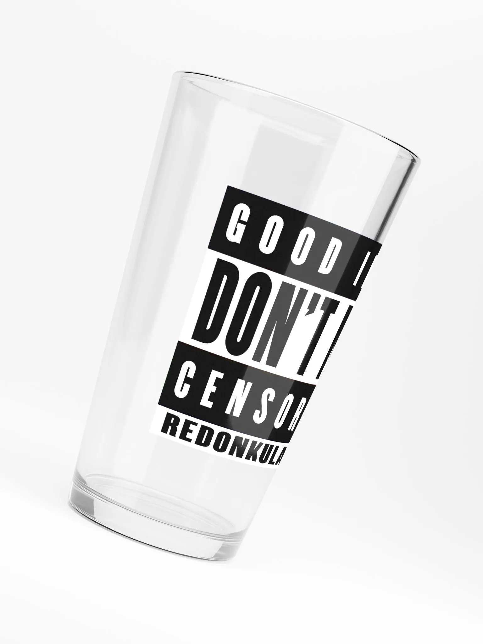 Good Ideas Don't Need Censorship - Pint Glass product image (6)