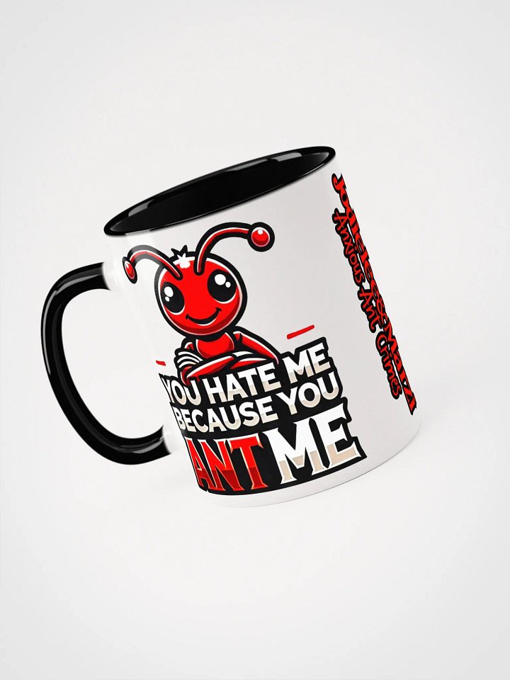 "Because you ANT me" Red ANT Mug --- Double Image product image (2)