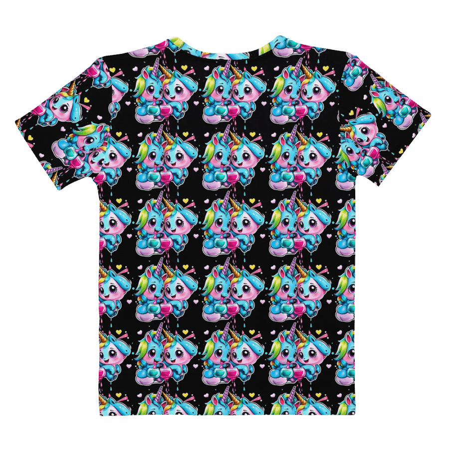Kawaii Unicorn All Over Print T-shirt product image (9)