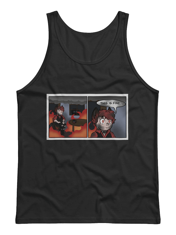 Jersey Tank - This Is Fine Meme product image (1)