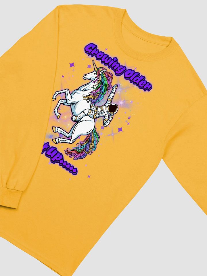 Galactic Unicorn Birthday Adventure long sleeve tee product image (2)