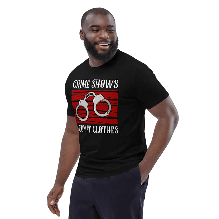 CrimeClothes Crime Shows and Comfy Clothes Organic Short Sleeve T-Shirt product image (2)