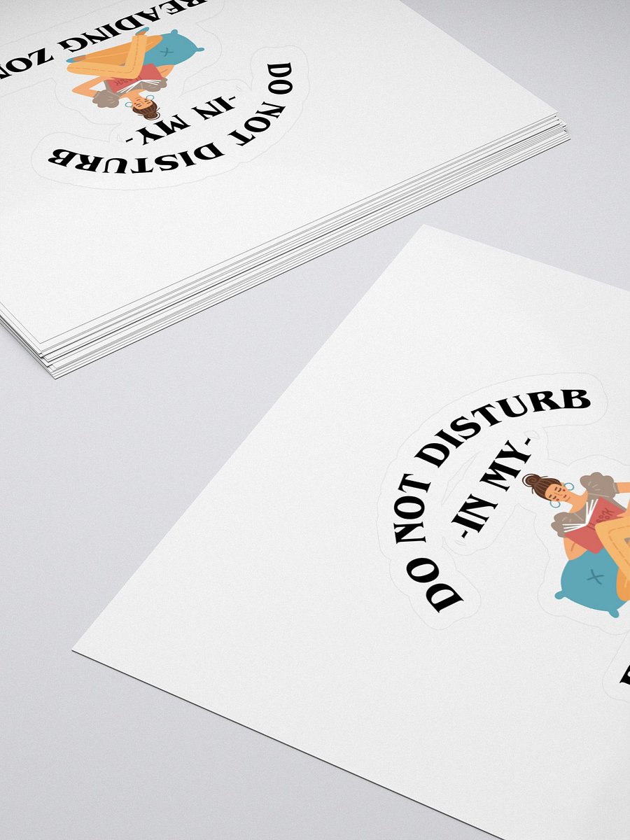 Do Not Disturb: My Reading Zone Sticker product image (4)