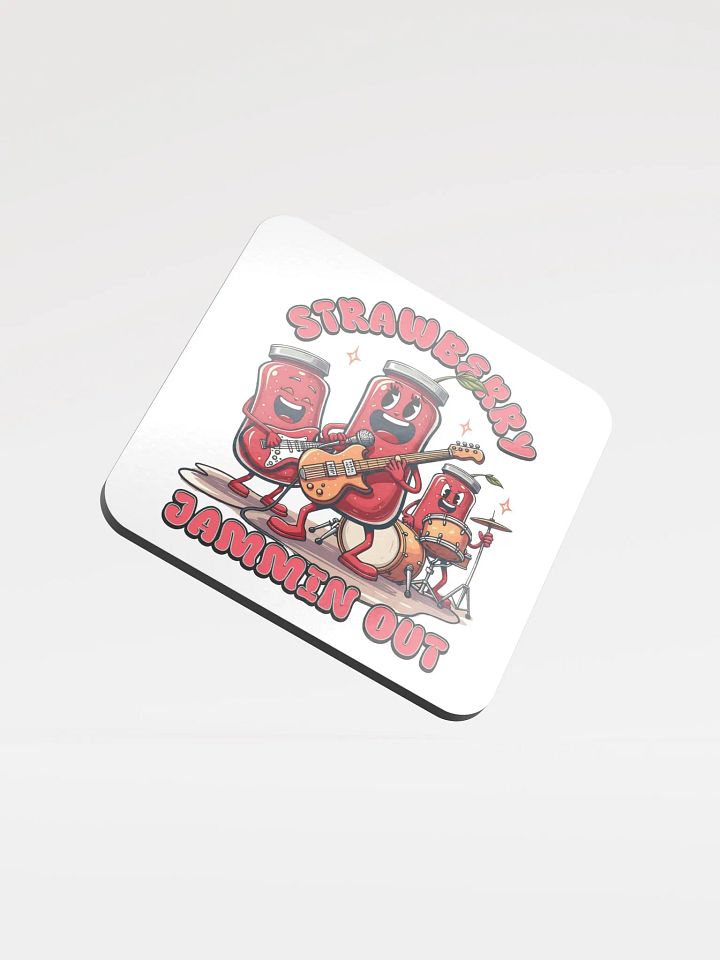 Strawberry Jammin Out Jar Coasters product image (2)