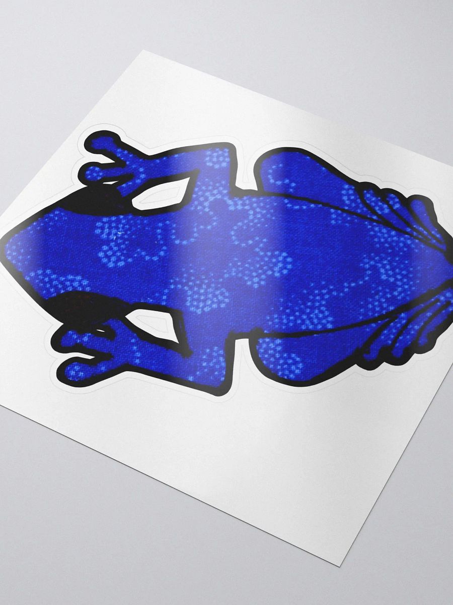 Big Frog Sticker in Cobalt product image (3)