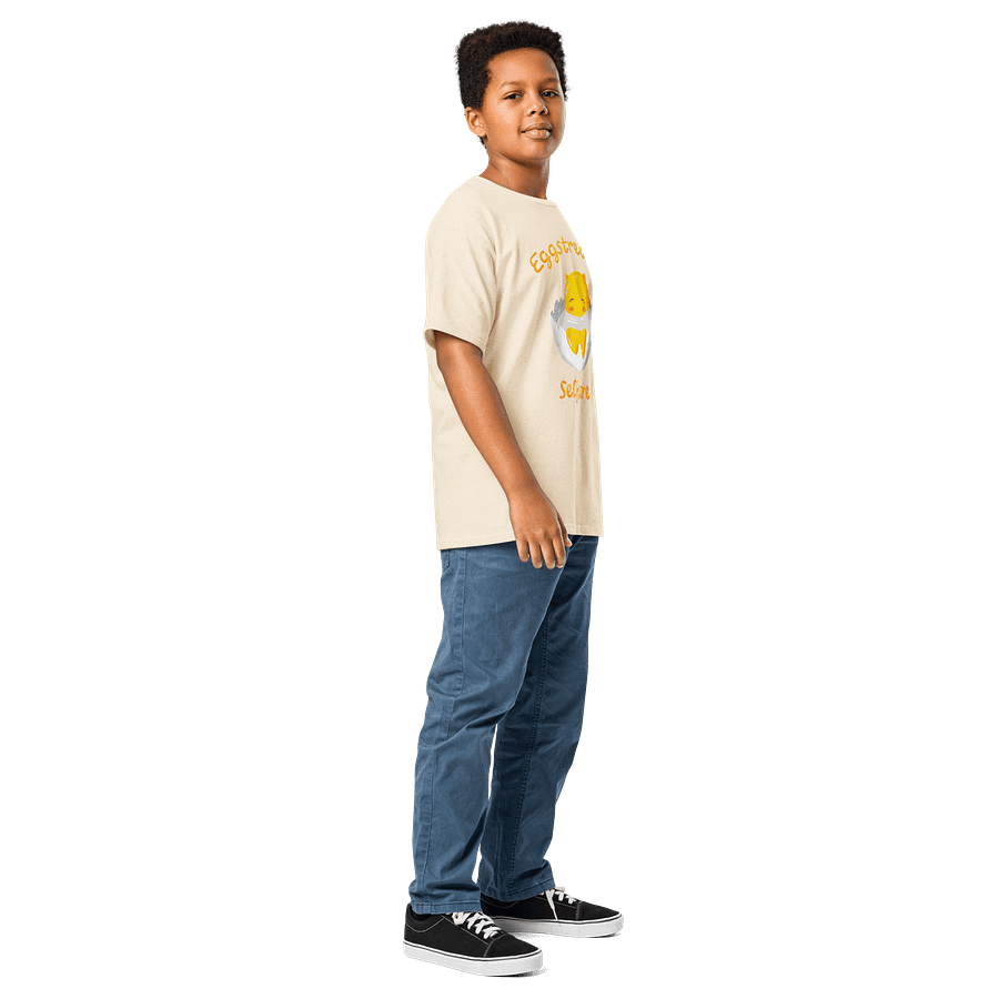 Keggs Eggstream Selfcare Youth Tee | Handdrawn Cute Character Shirt product image (3)