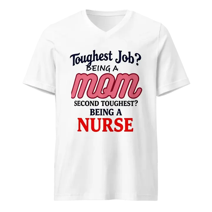 Mom & Nurse Tribute V-Neck Tee product image (1)