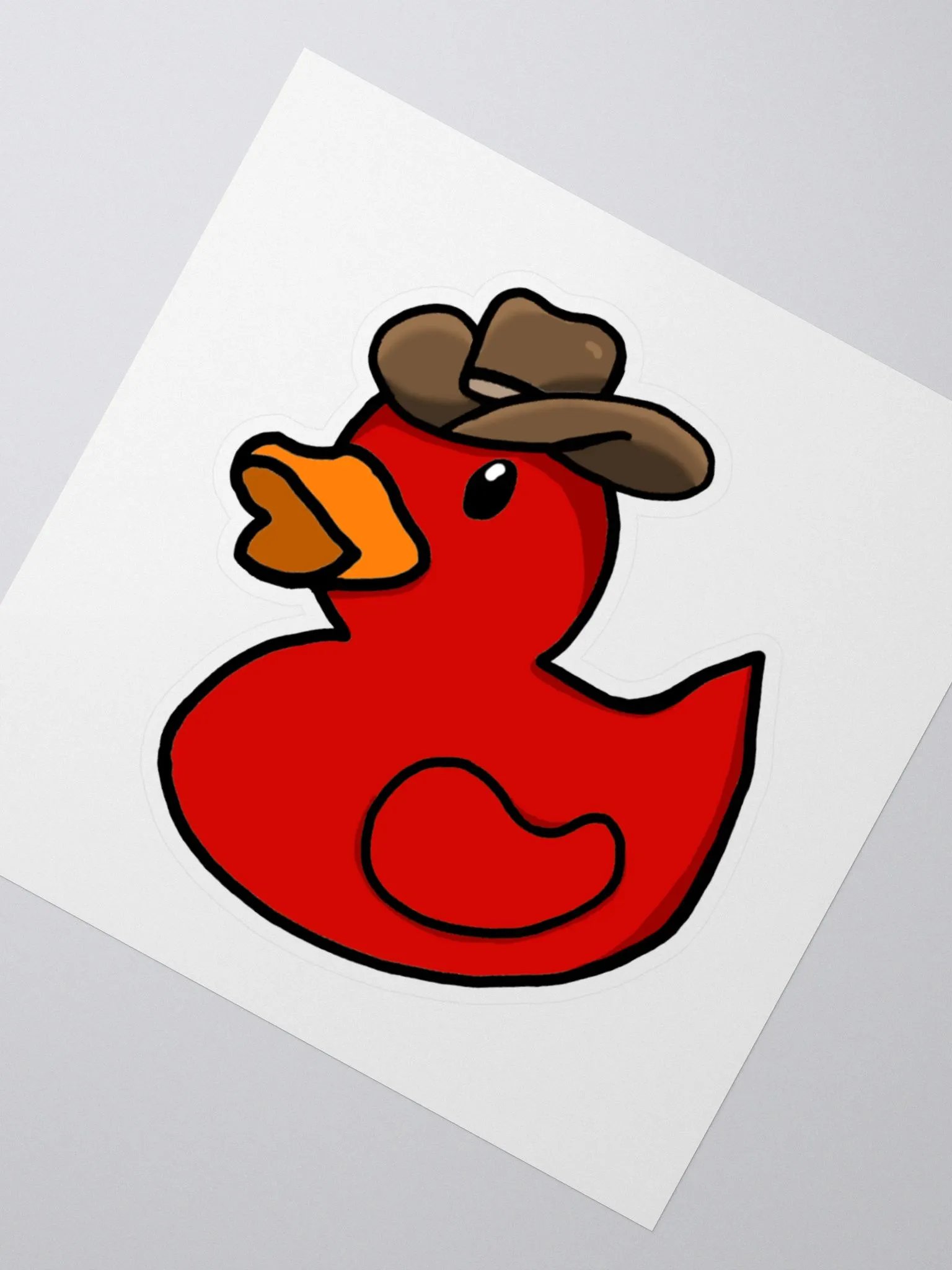 Cowboy Duck Sticker product image (2)