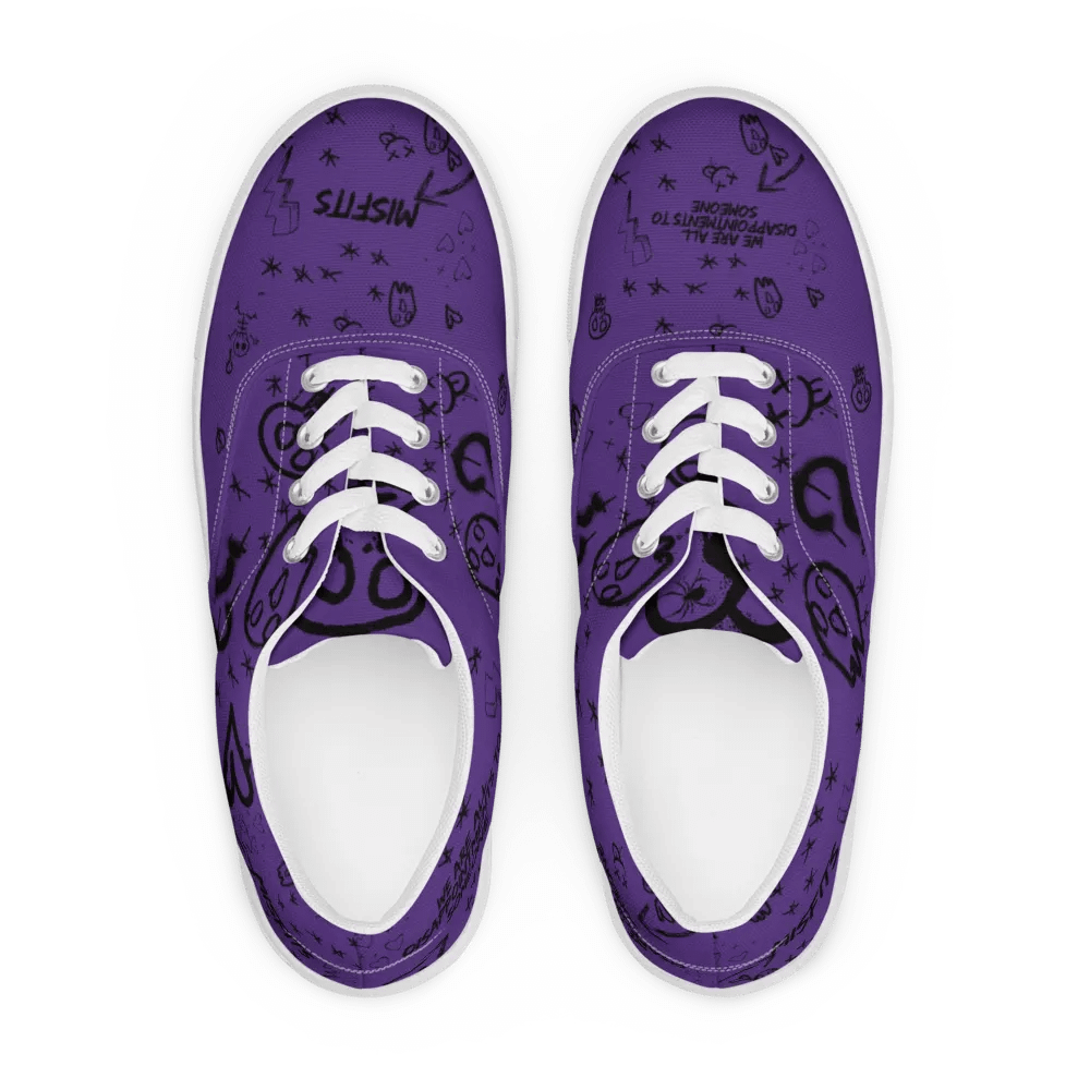 Misfits - Men's Purple Graphic Sneakers product image (2)