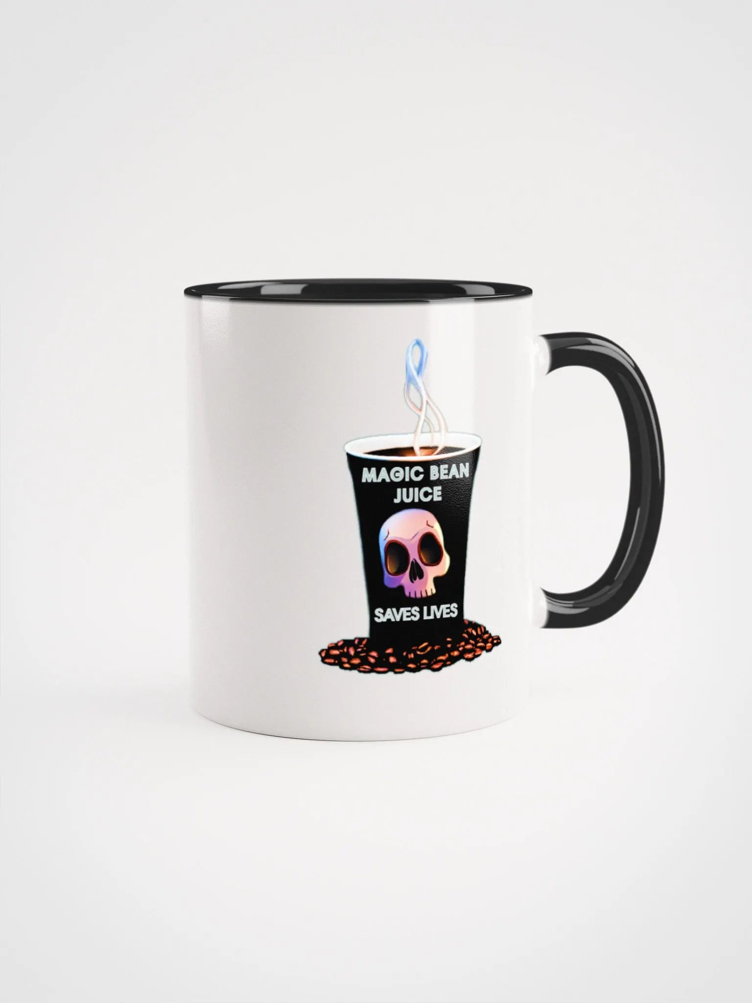 Magic Beans Ceramic Mug with Color Inside product image (1)