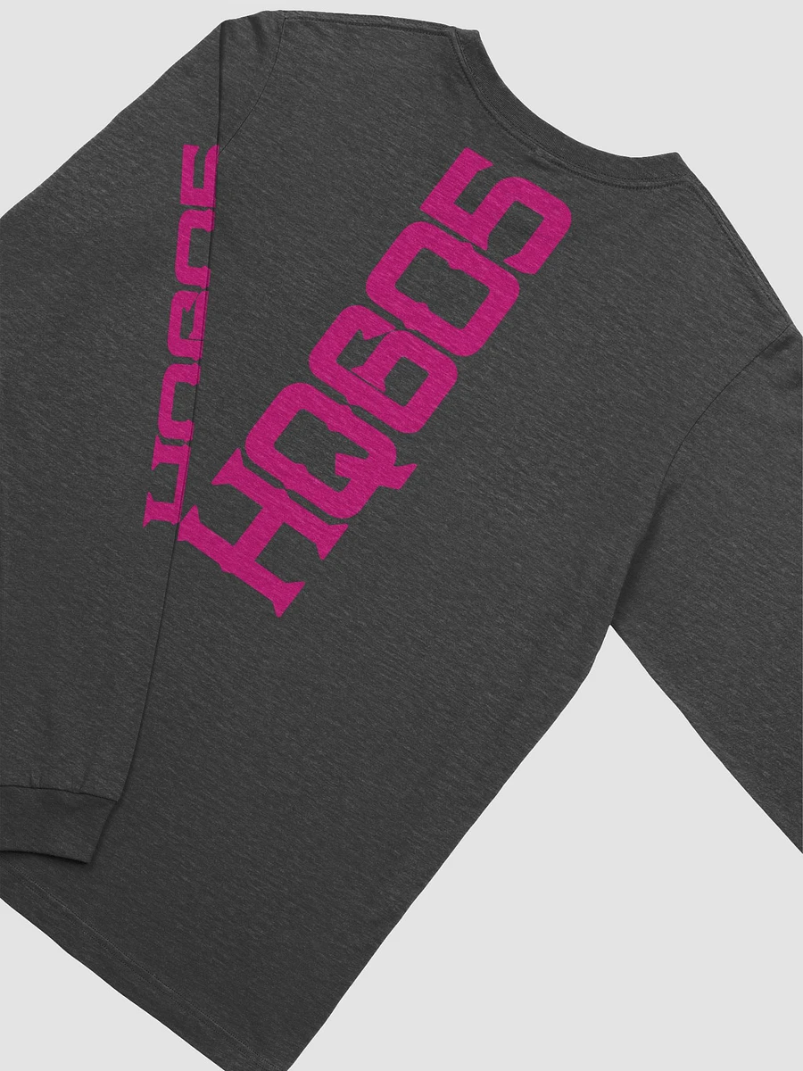 HQ605 Pink Logo Long T-Shirt product image (4)