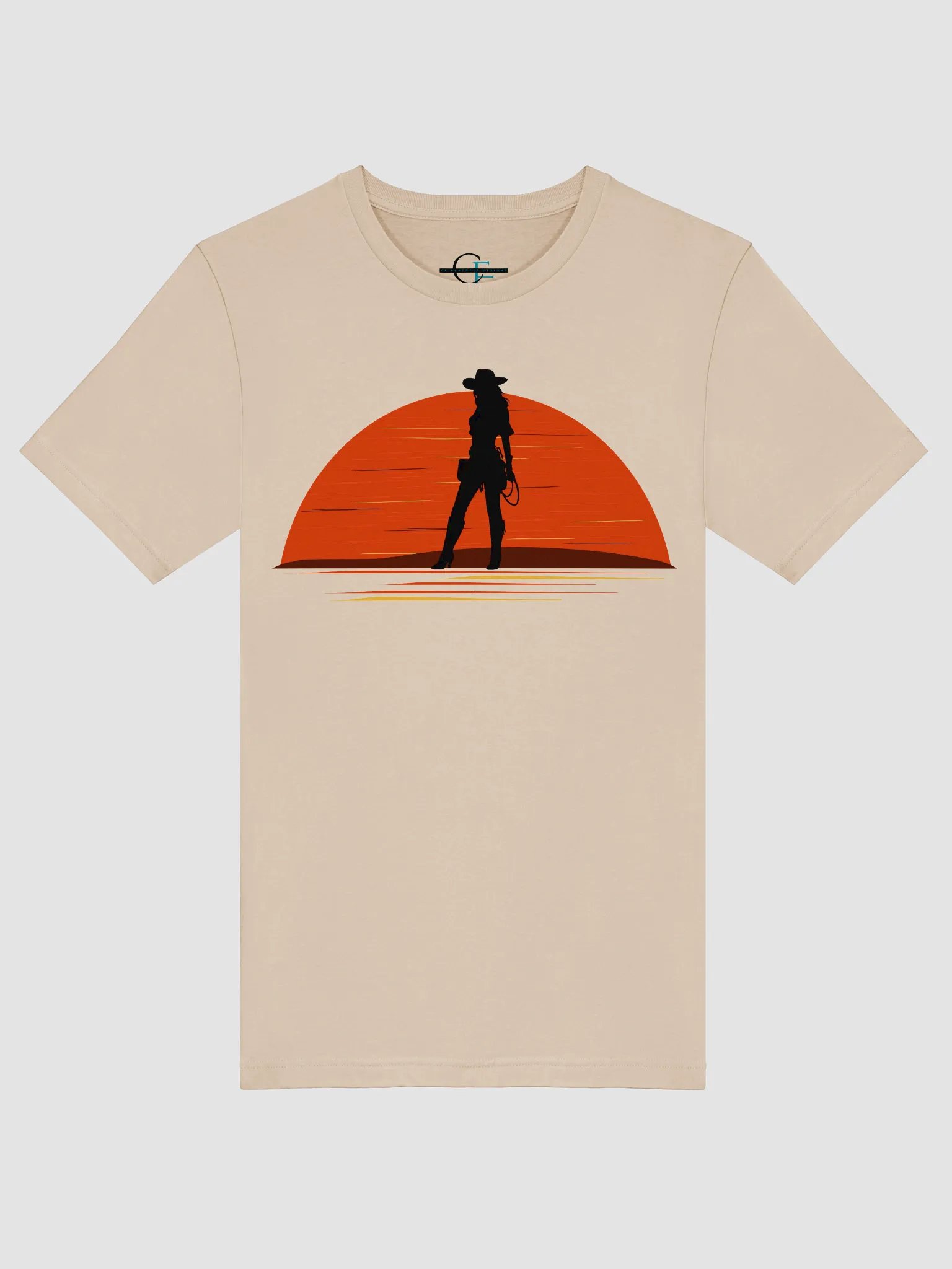 Sunset in Texas – Cowgirl Silhouette Tee product image (33)