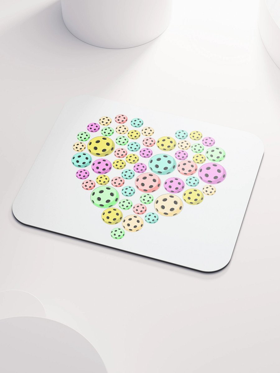 Heart Pickleball Colored Mouse Pad product image (3)
