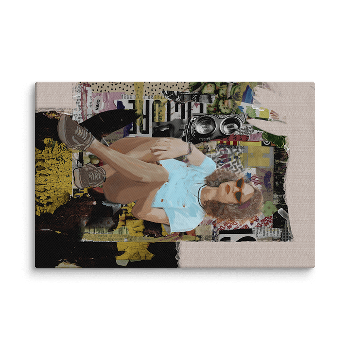 Art collage on Canvas product image (1)