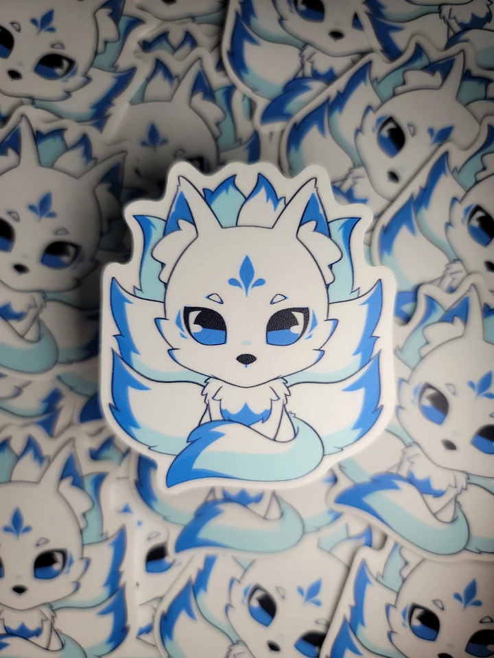 Blue Kitsune Fox - Sticker product image (1)