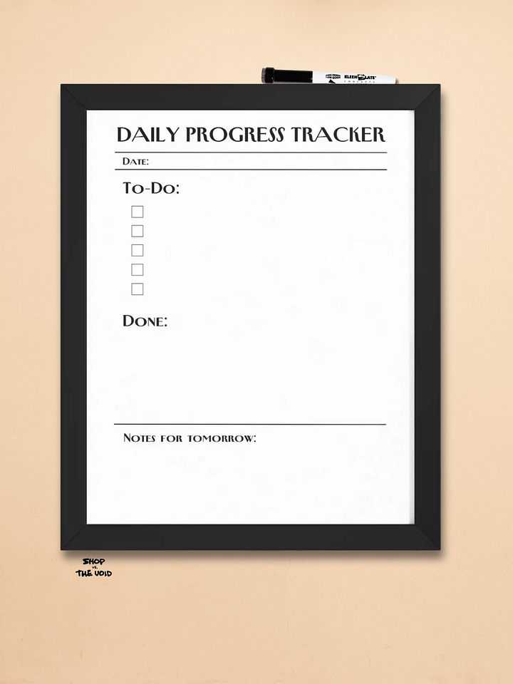 DAILY PROGRESS TRACKER (Manhattan design 1) product image (1)
