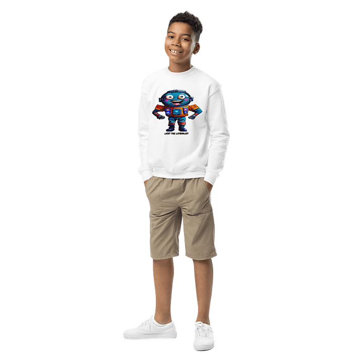 Andy The Astronaut Kid's Crew Neck Sweatshirt product image (1)