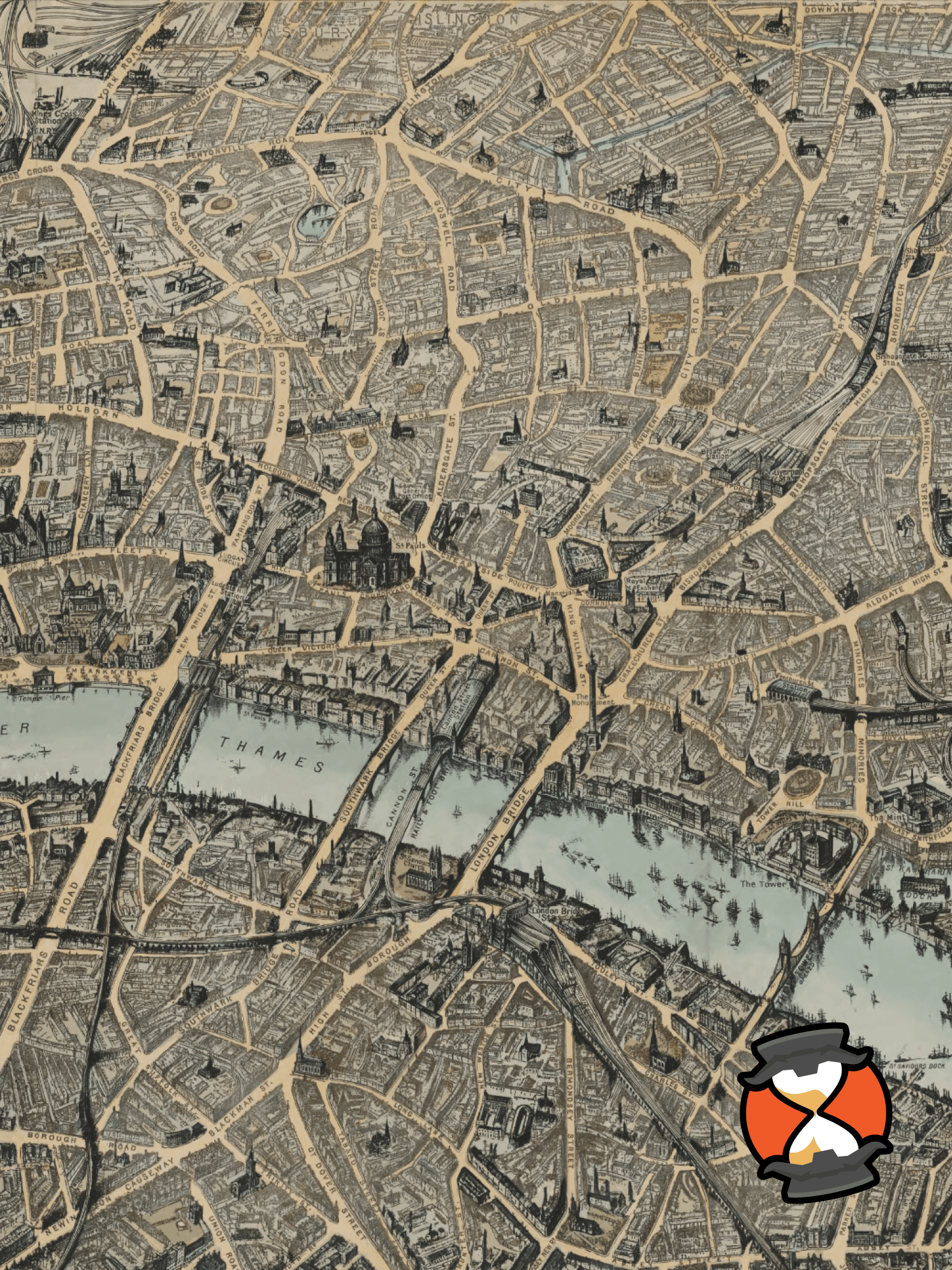 London 1892 (Framed Poster Print) product image (3)