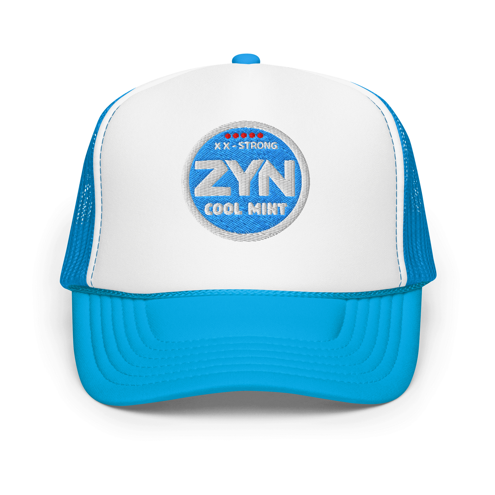 XX-STRONG ZYN COOL MINT Foam Trucker Hat product image (13)