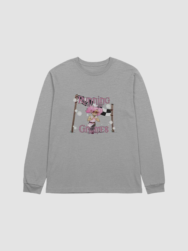 Running of the Gnomes Race Banner-- Cutout Edition -- by Mischi - Long-sleeve T-shirt product image (1)