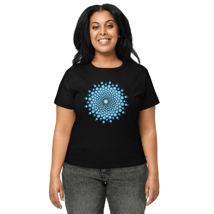 Blue Dot Mandala Women's T-Shirt product image (1)