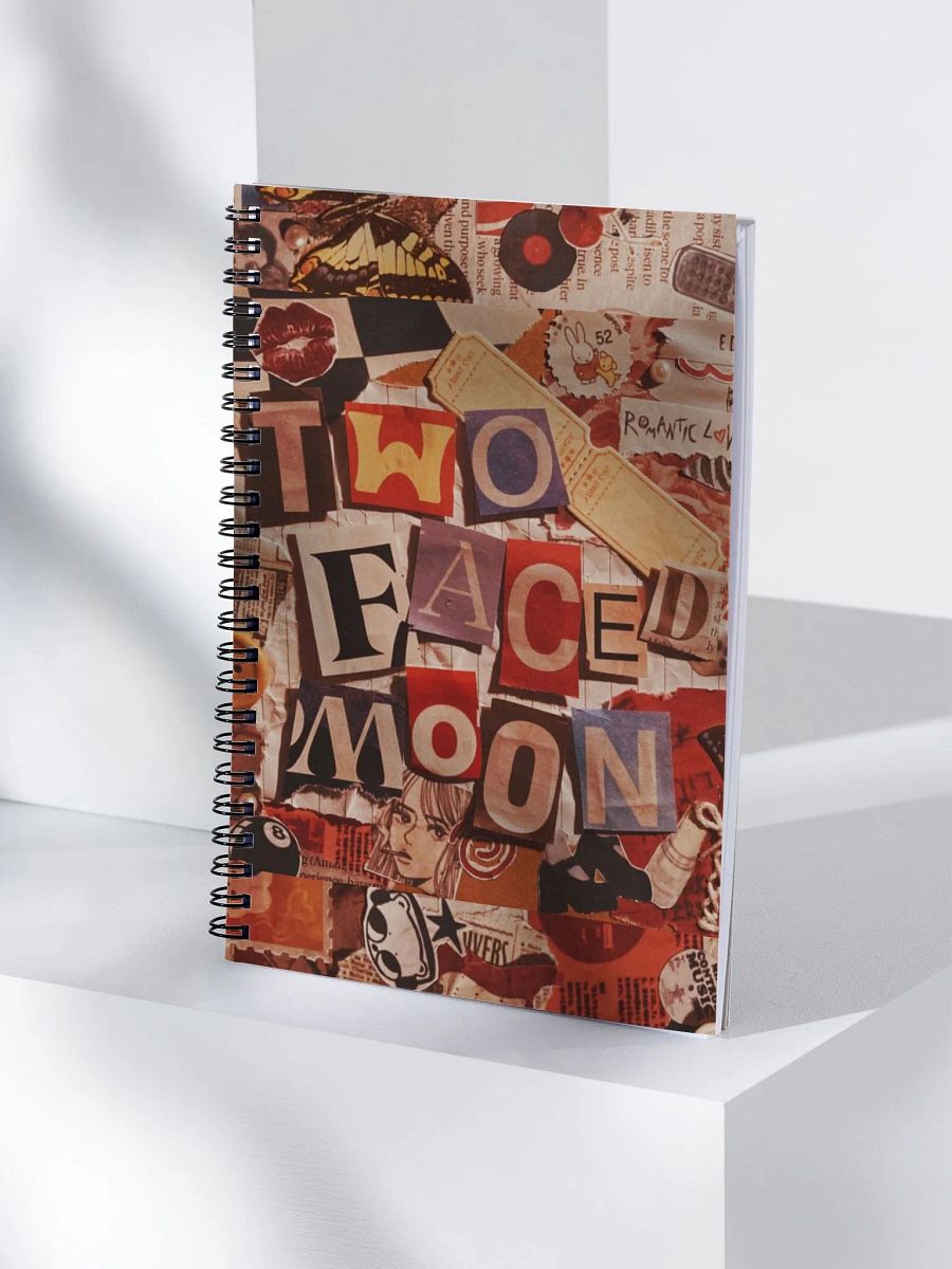 Two Faced Moon Vintage Design Notebook product image (4)