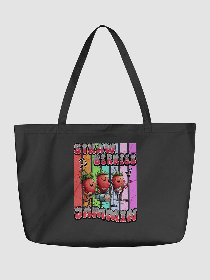 Strawberries Jammin Organic Cotton Statement Tote product image (2)