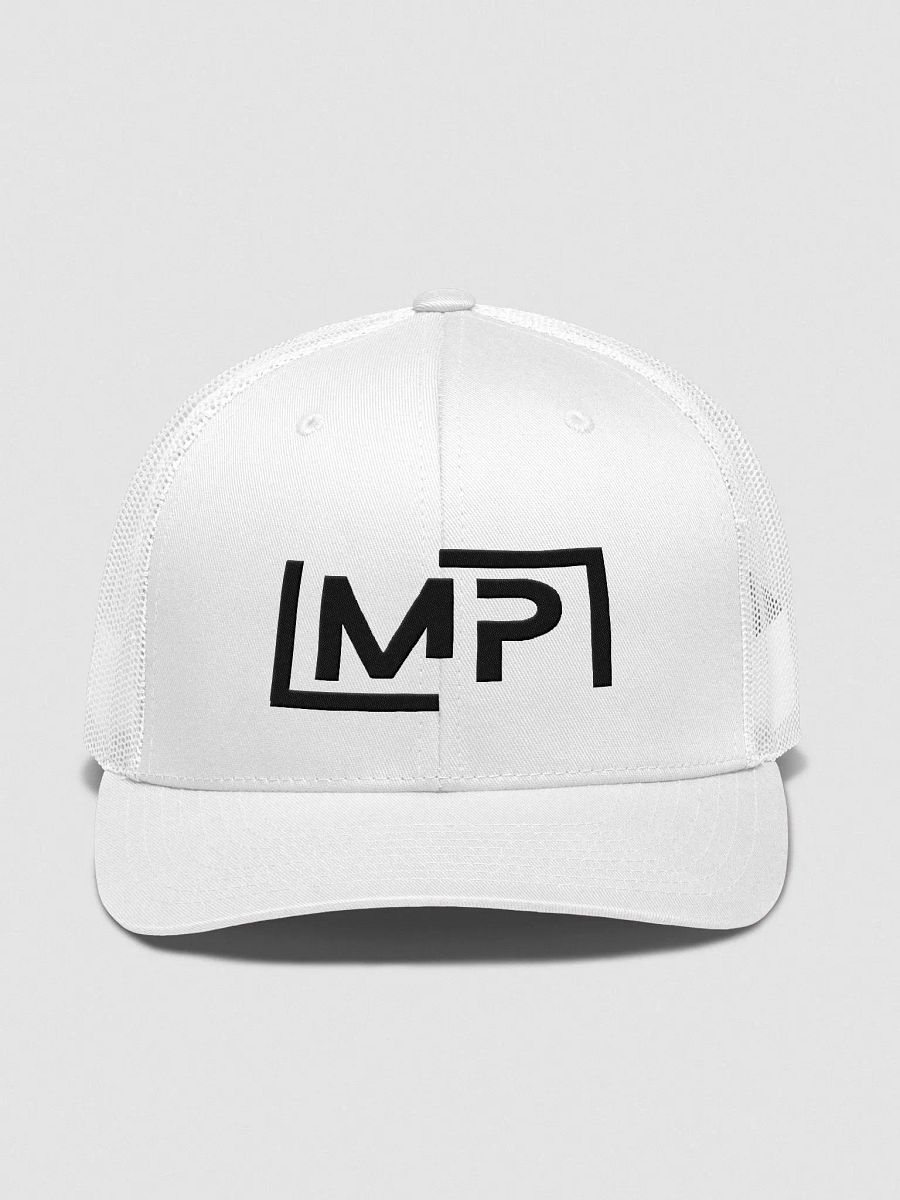 MP Classic Trucker Hat (BLK Logo) product image (4)