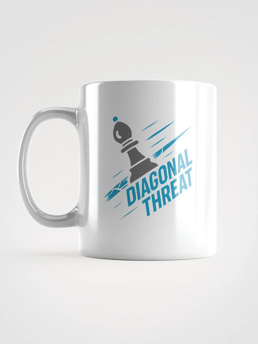 Diagonal Threat - White Glossy Mug product image (18)