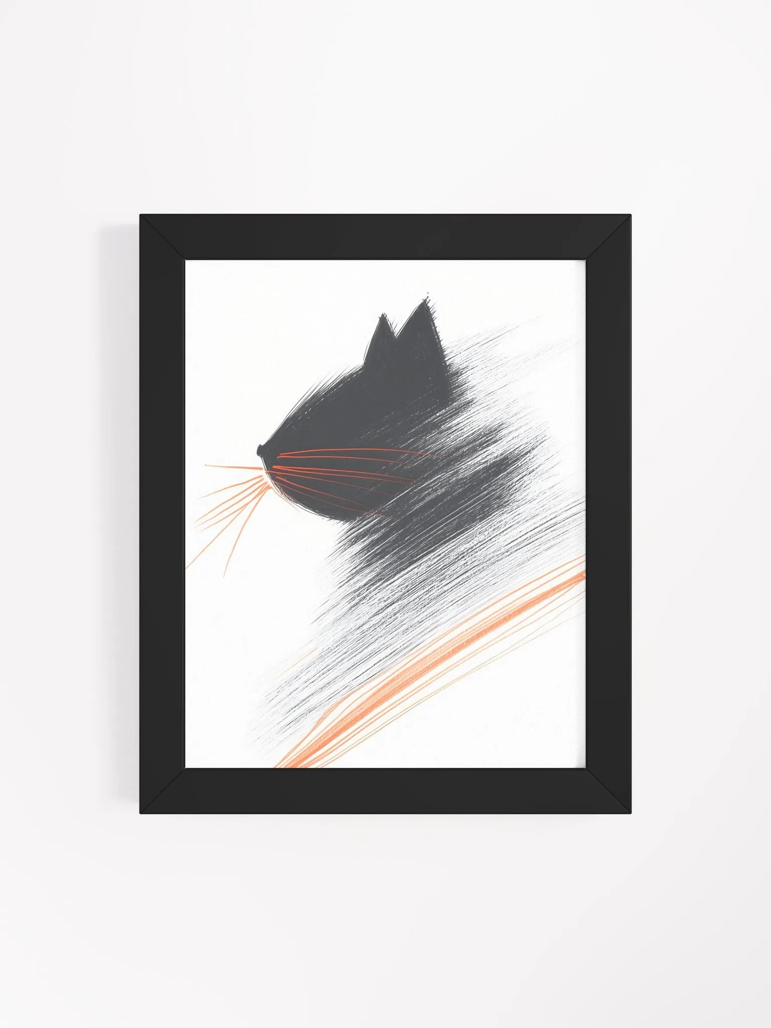 Feline Velocity Framed Poster product image (65)