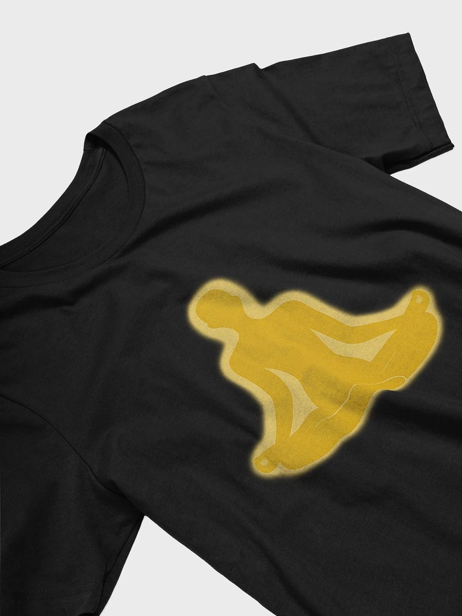 Peace in Practice – Golden Meditation Silhouette Tee | Black product image (3)