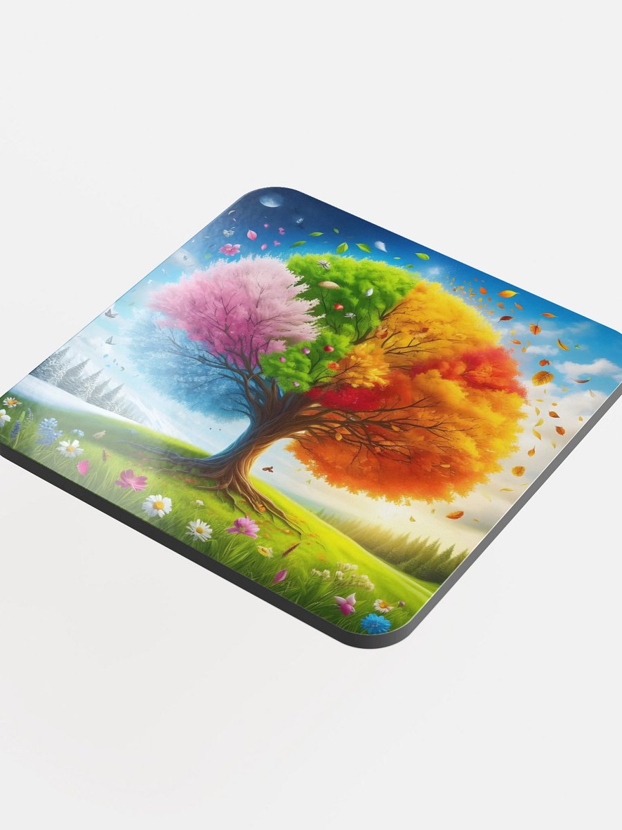 Seasonal Tree Cork Coaster product image (4)