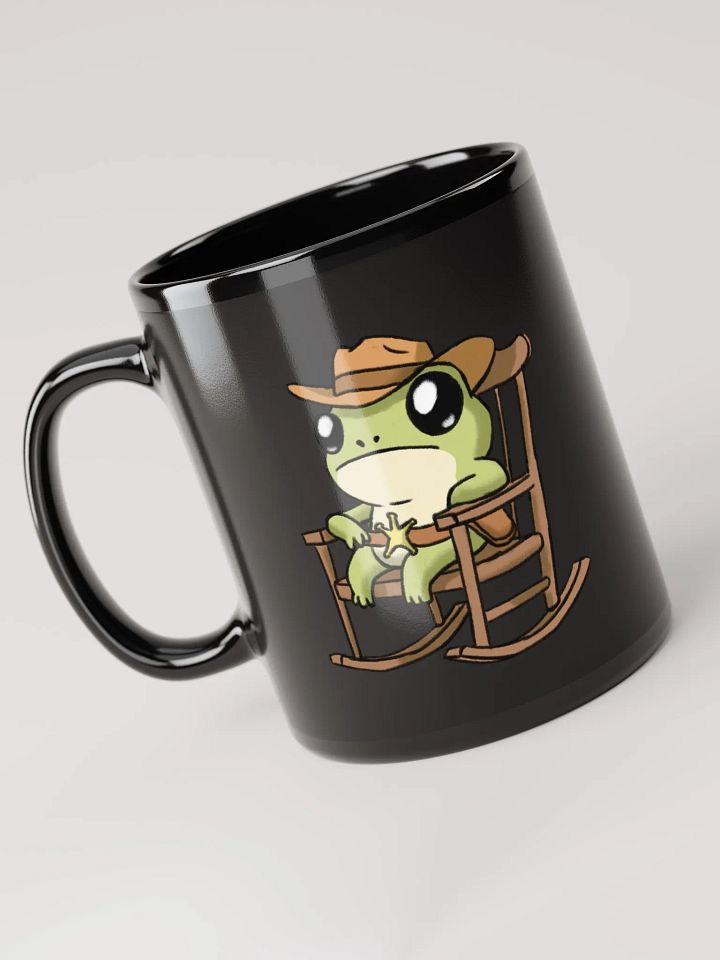 Cowboy Frog - Tumbleweeds Mug Black product image (2)