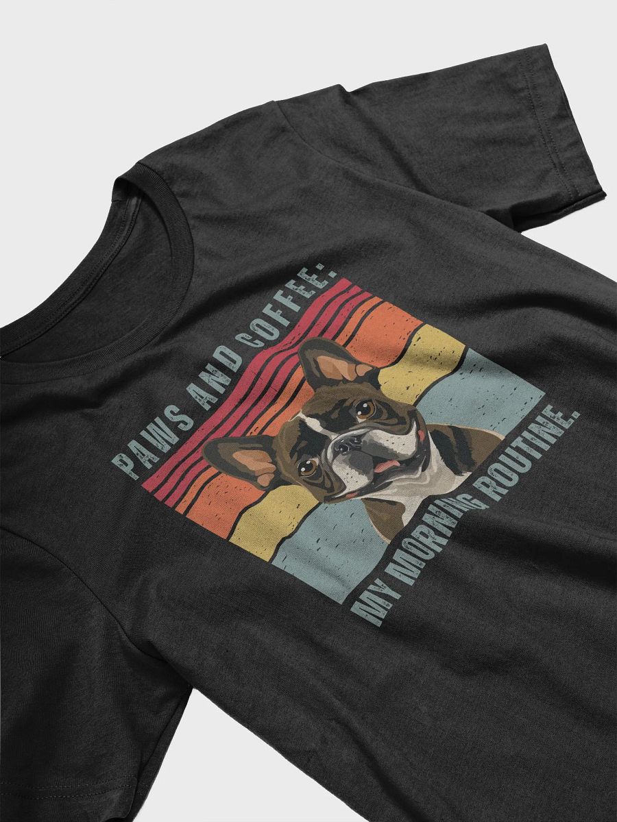 Paws and Coffee French Bulldog T-Shirt product image (10)