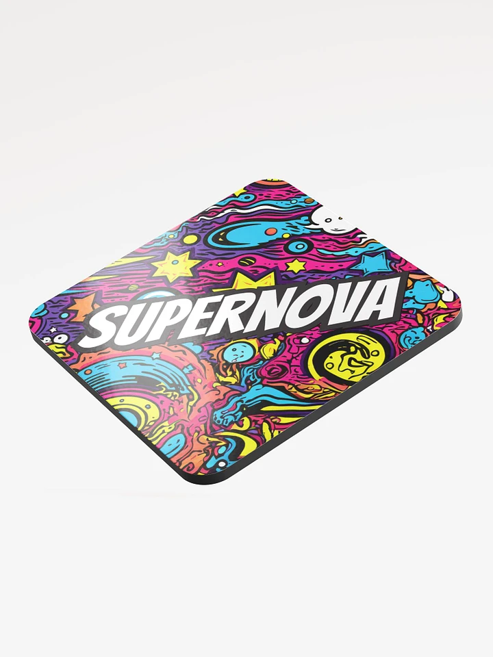 Supernova Dodgeball Club Glossed Cork Coaster product image (1)