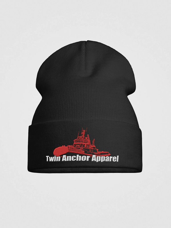 Marco tug Red & White Knit Beanie product image (1)