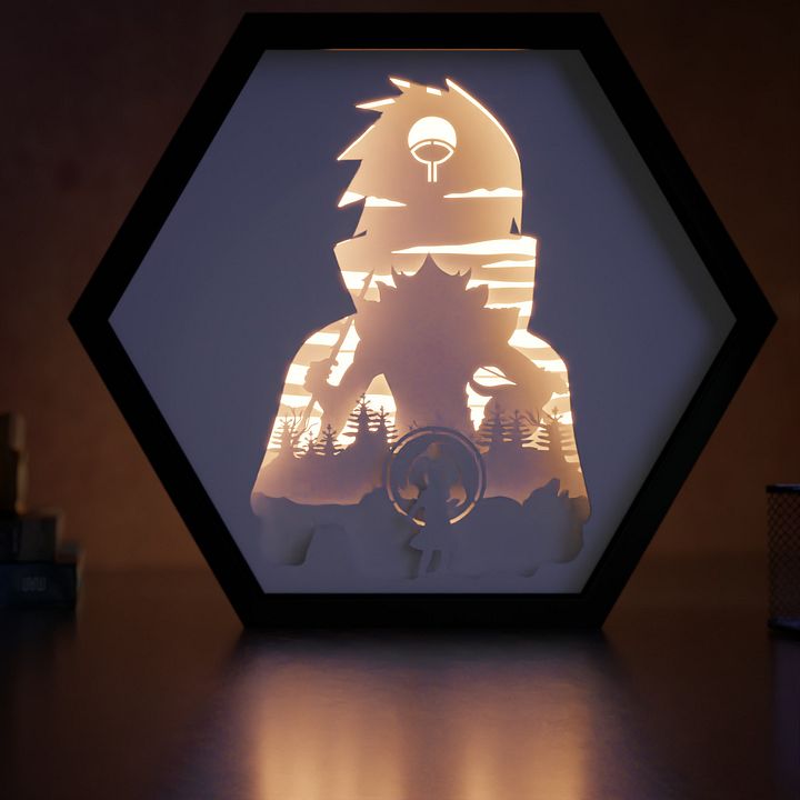 Naruto Legendary Pack Lightbox template 8 in 1 - PDF PNG SVG DXF + Video Tutorial product image (2)