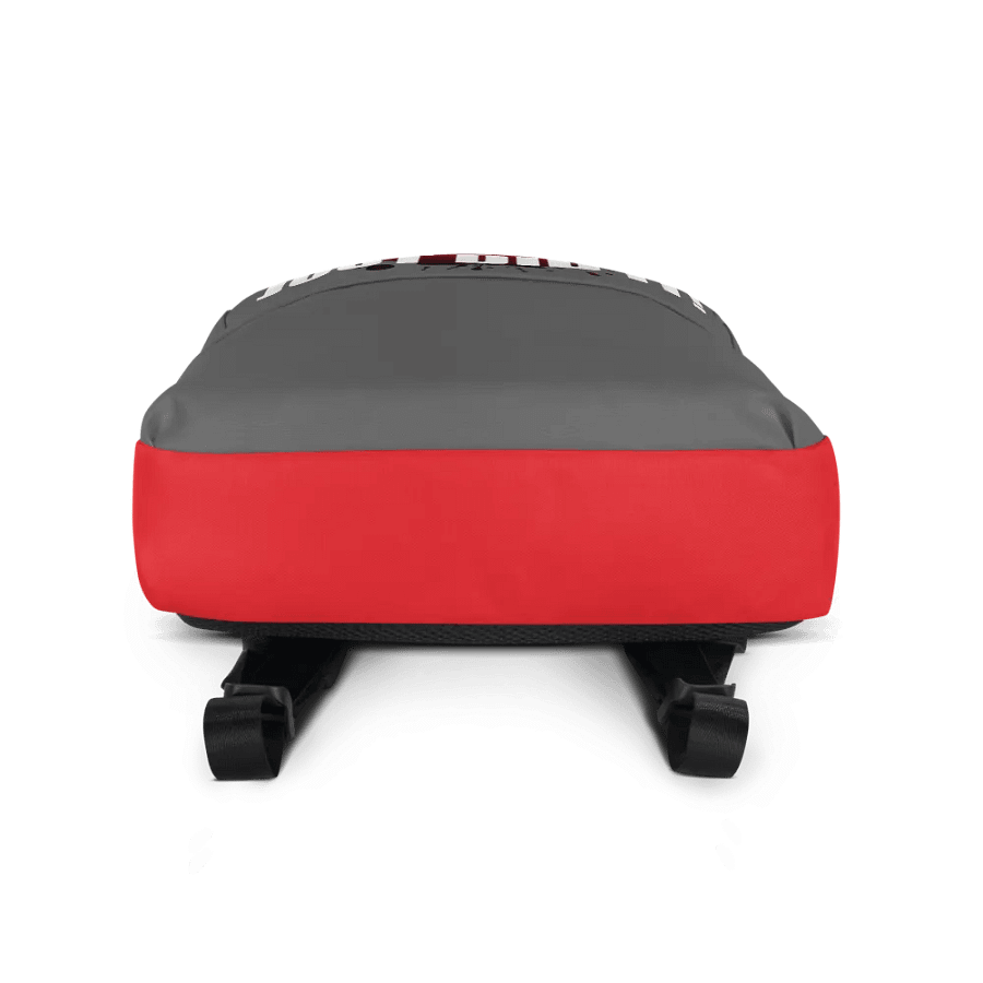 Just Did It! Red Burst Gray Backpack product image (6)