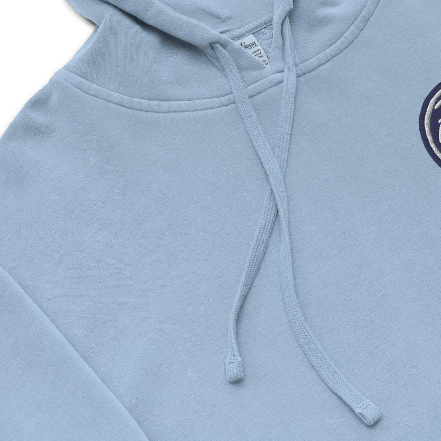 In My Head (L.C. navy bubble design 2) embroidered pigment hoodie product image (8)