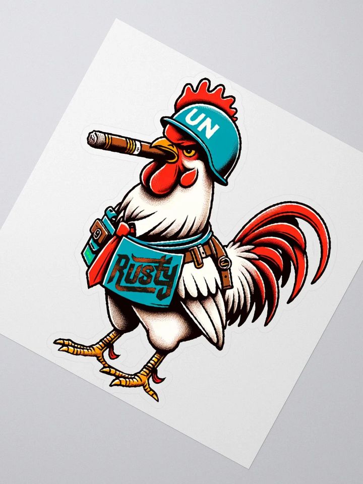 Rusty the Rooster Sticker! product image (2)