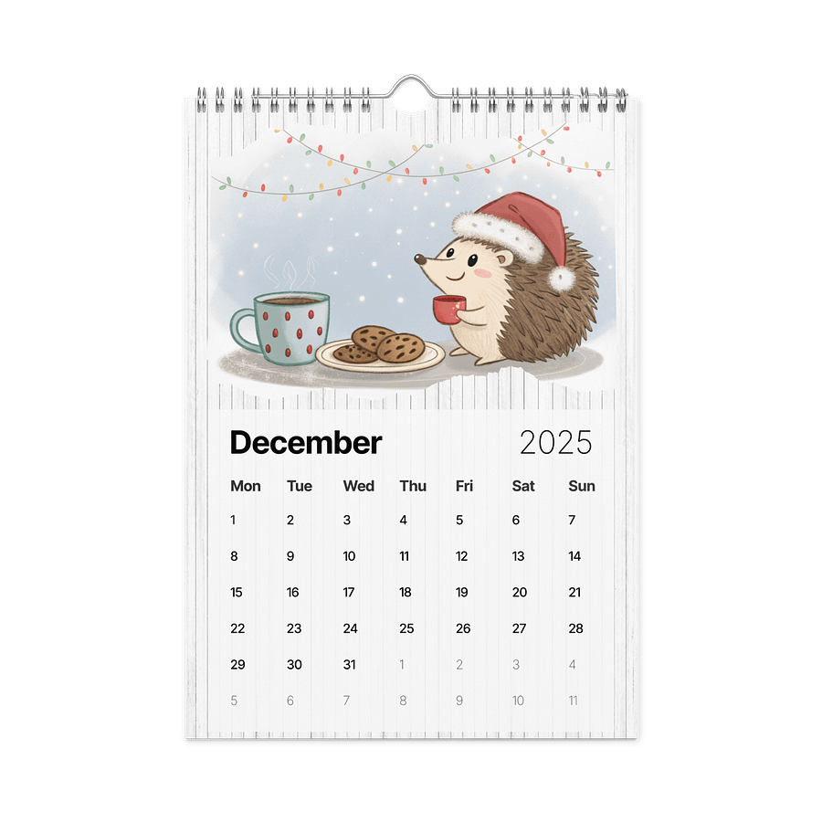 ADORABLE ANIMALS WALL CALENDAR 2026 product image (4)