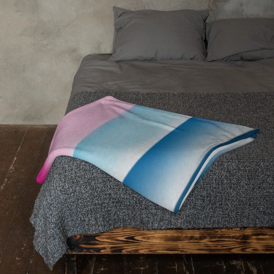 Cotton Candy Stripes Throw Blanket product image (23)