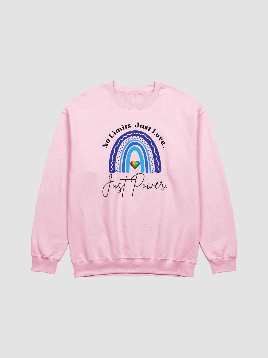 No Limits. Just Love. Just Power. Rainbow Gildan Sweatshirt product image (2)