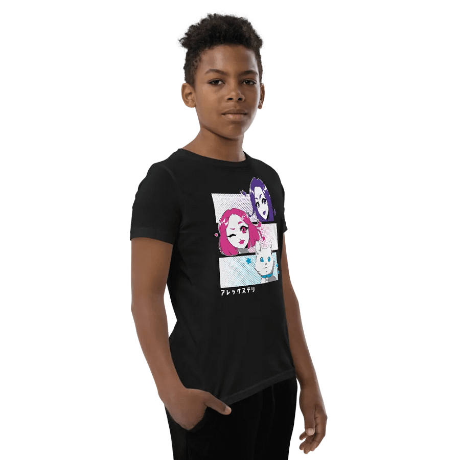 Alex y Tely Anime Youth Shirt product image (8)