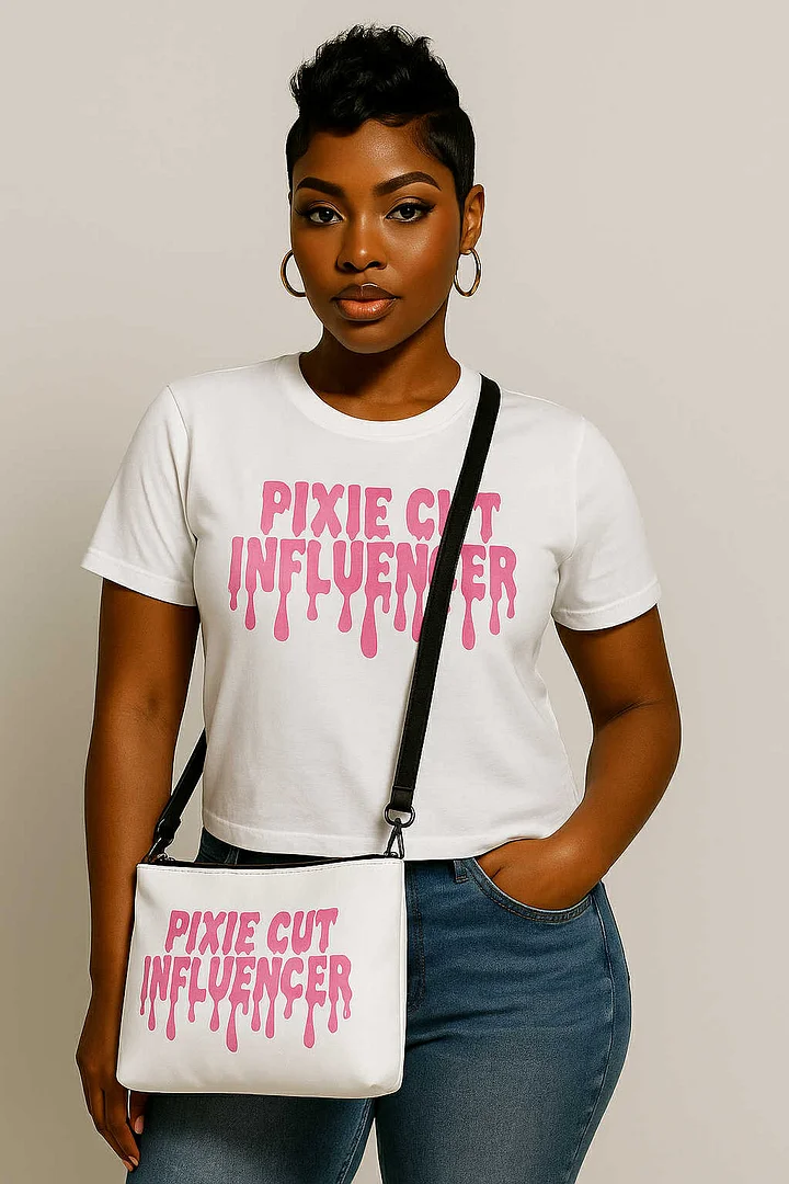 Pixie cut Influencer All over cross body bag product image (1)
