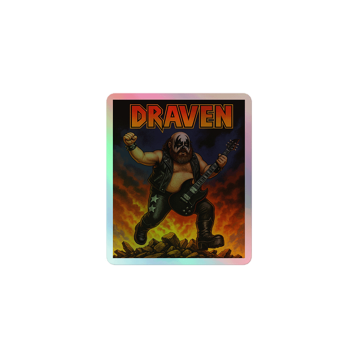 Draven "Kiss" Holosticker product image (1)