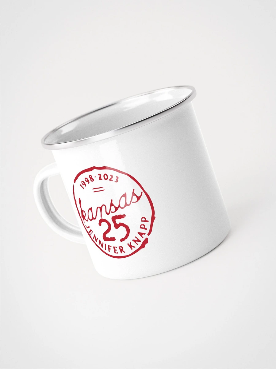 Kansas 25 Emblem Enamel Mug product image (2)