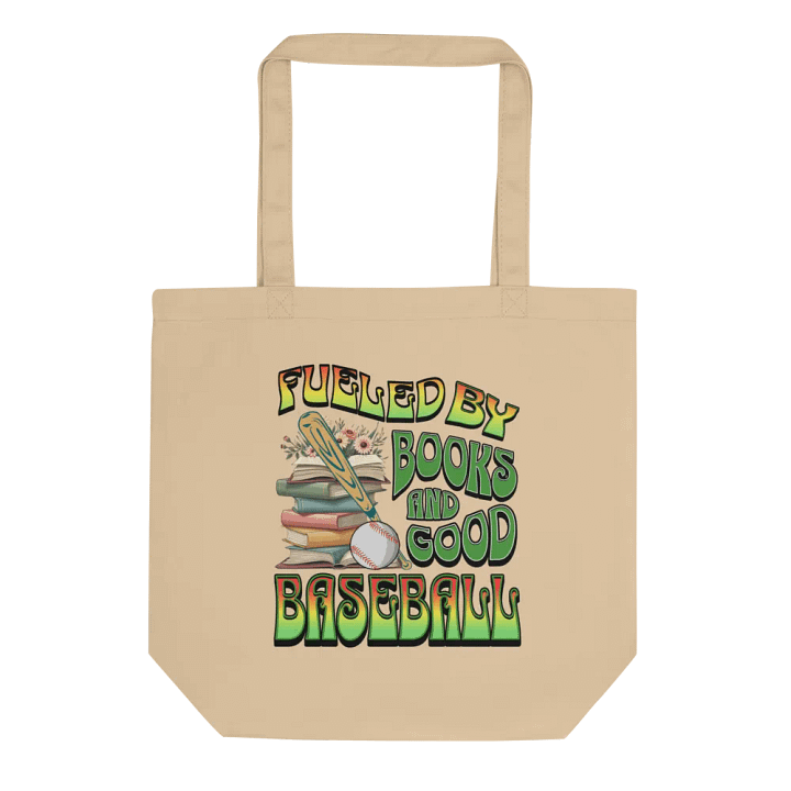 Fueled By Books And Good Baseball Bookworm's Ballgame Tote product image (1)