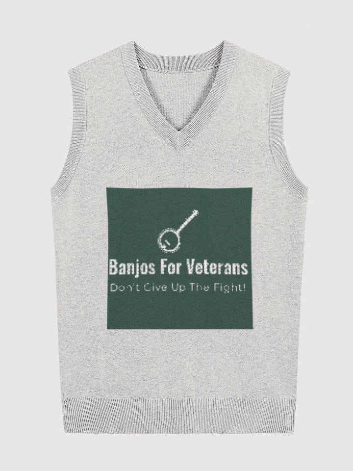 Banjos For Veterans (B4V) Logo Knitted V-Neck Vest product image (3)