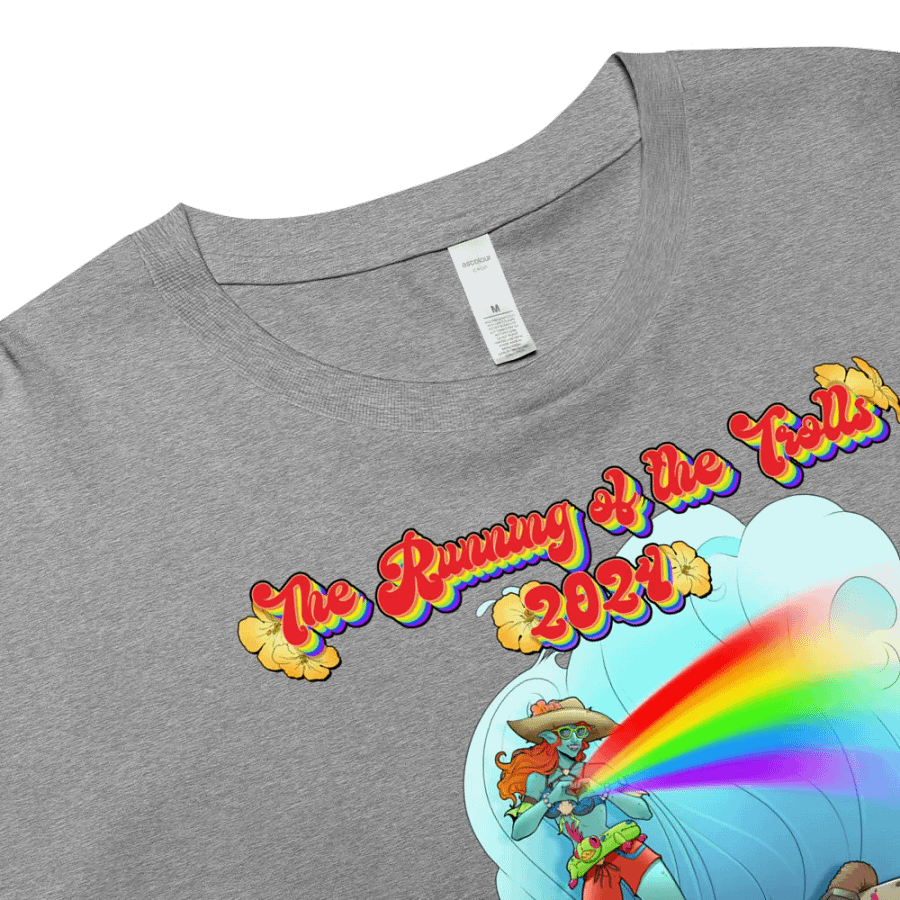Running of the Trolls Crop Tshirt by Mischi product image (7)